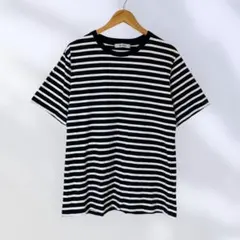 nano universe ナノユニバース レインボーボーダーTシャツ L