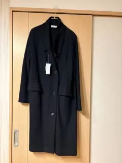 タグ付き　カワイオカダ　ロングコート　3L ブラック
