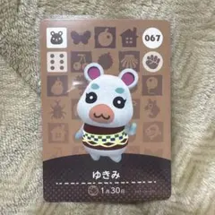 あつ森　amiiboカード 067 ゆきみ