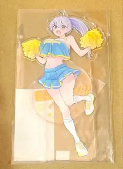 かぴばらくじ よわよわ先生 アクリルスタンド 鶸村ひより(チア) 缶