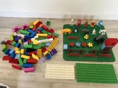 多色 LEGO ブロック　アンパンマン　動物ブロックセット