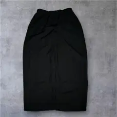 00s Vintage wide Baggy Slacks 極太 mode 黒のサムネイル