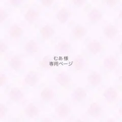 むあ様 専用ページ