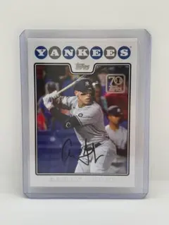 アーロンジャッジ　プリントサインカード　米国 AARON JUDGE アーロン・ジャッジ 直筆サインカード | トレカショップ