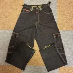 DOG TOWN デニム フレイム刺繍 カーゴパンツ