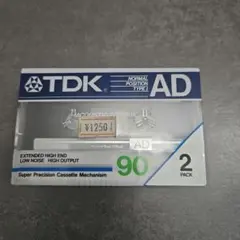 TDK AD 90分 カセットテープ 2パック