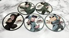 忍たま乱太郎体験展　忍務振り返りの段 コースター　潮江文次郎　長次　きり丸