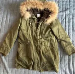 ローリーズファーム　モッズコート　カーキ　M