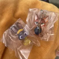 値下げ不可　ズートピア めじるしアクセサリー２ ニック ＆ ジュディ Bセット