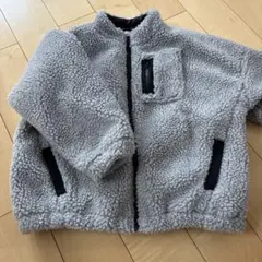 PAIR MANON ボアジャケット ブルーグレー