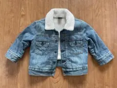 即買OK baby gap Gジャン ボア デニムジャケット 90