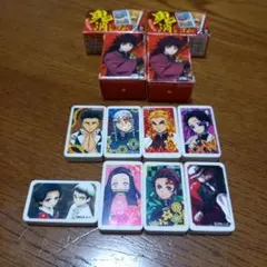 鬼滅の刃　ぷっちょについていた消しゴム　オリジナル鬼消しゴム8個
