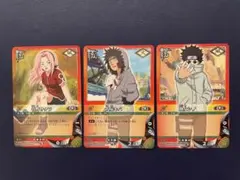 NARUTOカードゲーム 春野サクラ・犬塚キバ・ 油女シノ 忍27~29