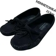 【MINNETONKA】ミネトンカ　モカシン　23.5 スエード　フリンジのサムネイル