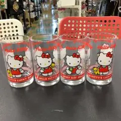 168 ハローキティ　コップ4つセット　レトロ