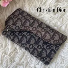 Christian Diorクリスチャンディオールトロッターサドルウォレット財布