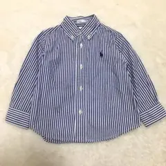 ラルフローレン　ストライプ　シャツ　18M