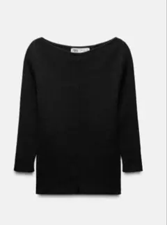 ZARA リブニットセーター S