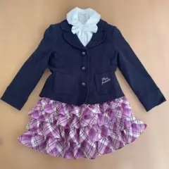 Pom ponette フォーマルジャケットとメゾピアノスカートセット 130㎝