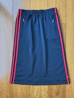 adidasタイトスカートスリーストライプススカートひざ丈三本ラインアディダスのサムネイル