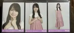 乃木坂46 生写真 賀喜遥香 ギンガムチェック 3種コンプ