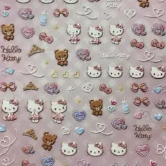 ネイルシール 5D3D立体 ハローキティ ハローキティ キャラクター