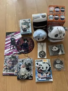 呪術廻戦 キャラクターグッズ セット まとめ売り なぬいぐるみ 缶バッチ