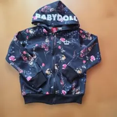 BABYDOLL 花柄フード付きジャージ