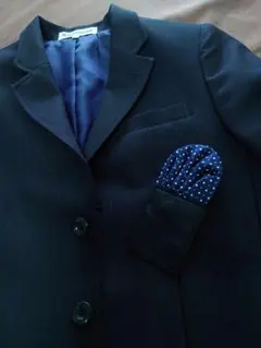 ✨️美品✨️男の子 フォーマルスーツ ショートパンツ 黒ストライプ 130