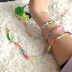 ハンドメイドネックレス+ブレスレットまとめ