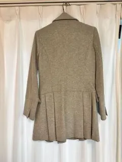 ライトグレーのコート♡