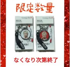 【限定数量】straykids フィリックス ゴンチャ キーリング 2個セット