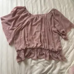 ブラウス　ピンク　フリルのサムネイル