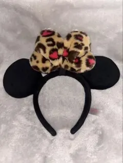 ディズニー ミニー ヒョウ柄 カチューシャ　レオパード