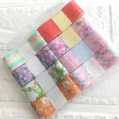 リボンまとめ売り 50cm ８本 リボンセット お花柄