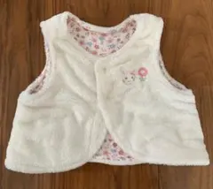 【最終値下げ】キムラタン　クーラクール　リバーシブルボアベスト　サイズ50〜80