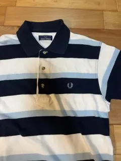 【極美品】FRED PERRY（フレッドペリー）ワイドボーダー カノコポロシャツ