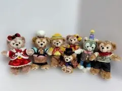 ダッフィー シェリーメイ ジェラトーニ ぬいぐるみバッジ マスコット