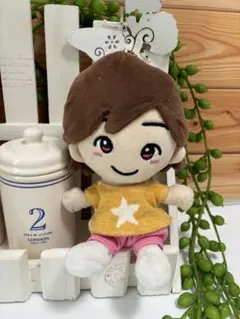 Tシャツ 星柄 マスタード☆ちびぬい 服☆ハンドメイド なにわ男子 コスチューム