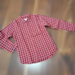 BURBERRY バーバリー 長袖シャツ 赤・黒チェック 8Y128