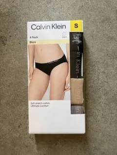Calvin Klein ビキニショーツ 4パック Sサイズ