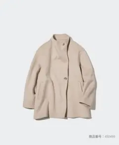 UNIQLO　ダブルフェイスショートコート　M