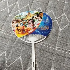 レトロ　東京ディズニーランド　うちわ　ミッキーマウス　ミニーマウス