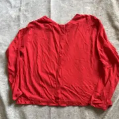 美品　MACPHEE コットン長袖カーディガン　S 春夏