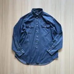 90s ポロバイラルフローレン ベンフォード シャンブレーシャツ XL 雰囲気