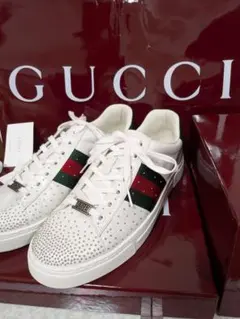 新品未使用 GUCCI ACE スニーカー スタッズのサムネイル