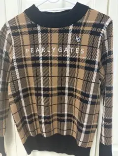 PEARLY GATES チェック柄セーター サイズ0