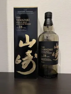 山崎18年 空瓶 箱付き サントリー シングルモルト 未洗浄 ディスプレイ