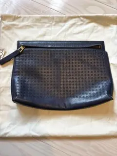 LOEWE ロエベ セカンド クラッチバッグ レザー アナグラム 美品