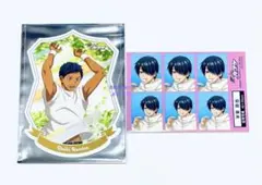 黒バス 青峰大輝 氷室辰也 ナムコ キャラポップストア イラストシート 証明写真